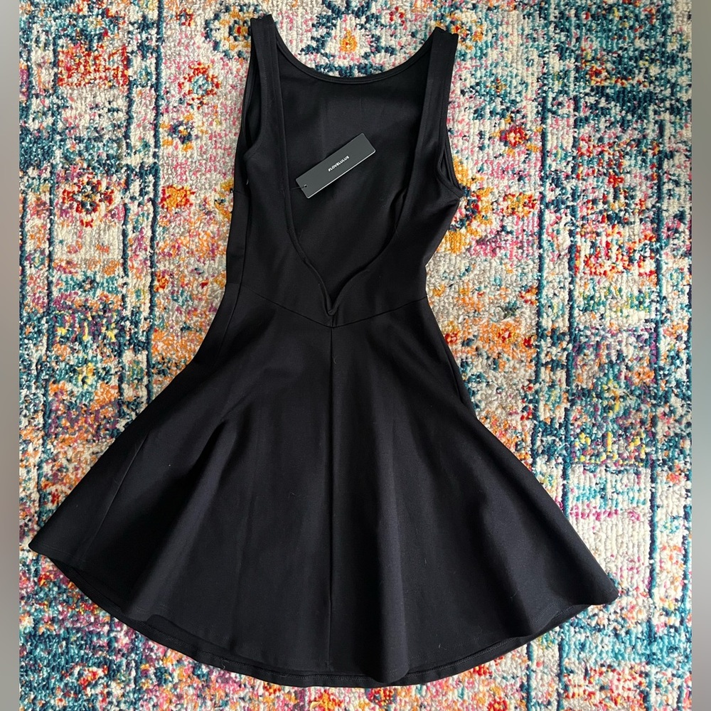 Lulus Elegant Open Back Black Dress